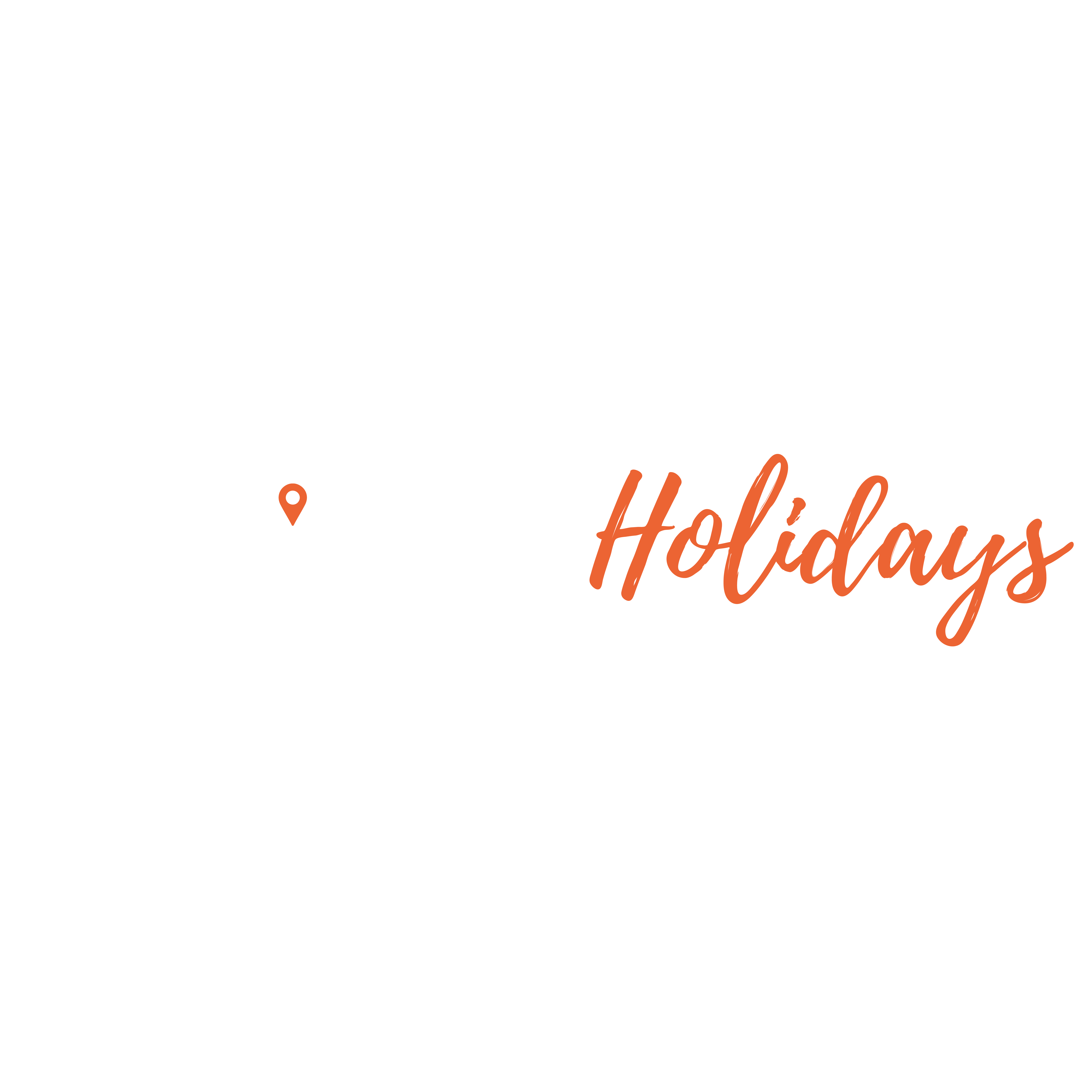 Latitude Holidays White Logo